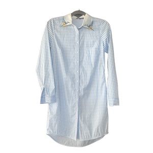 STUDIO F | button up gingham top